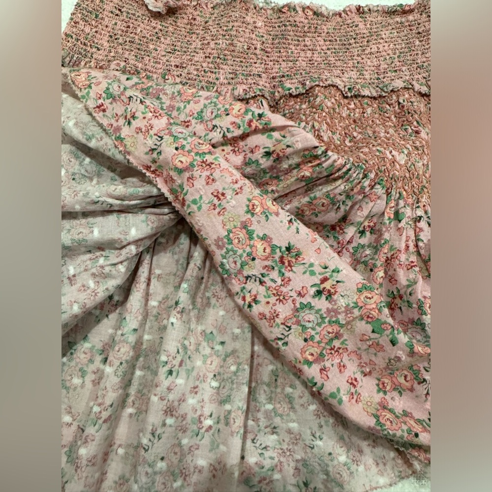 🎀 $10 or 3 / $25 🛍️ Boutique Floral, Tiered, Ruffle, A-line Mini-Skirt, M - NEW! - Picture 4 of 4